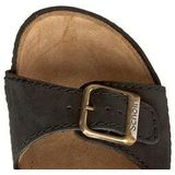 Scholl - Air Bag Sandaal - Zwart - Natuurkurk en Rubber - Ergonomisch Ontwerp