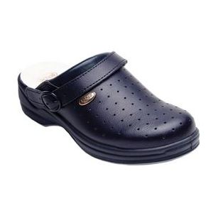 Scholl - New Bonus - Klomp - Navy Blue - Leer - Ergonomisch