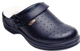 Scholl - New Bonus - Klomp - Navy Blue - Leer - Ergonomisch