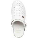 Scholl - New Bonus - Medische Klomp - Wit - Leer