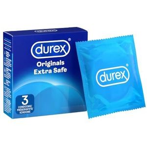 6x Durex Condooms Extra Safe 3 stuks