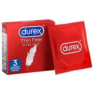 Durex - Thin Feel - Condooms - Extra Dun - 3 Stuks