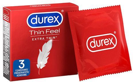 Durex - Thin Feel - Condooms - Extra Dun - 3 Stuks