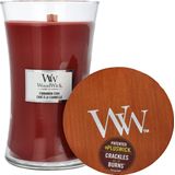 WoodWick Hourglass Large Geurkaars Cinnamon Chai