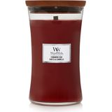 WoodWick Hourglass Large Geurkaars Cinnamon Chai