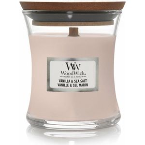 WoodWick Geurkaars Mini Vanilla & Sea Salt 85 gr