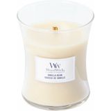 WoodWick - Medium Hourglass - Geurkaars - Vanilla Bean - Hoogwaardige mix van paraffine en sojawas
