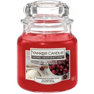 Yankee Candle - Home Inspiration - Geurkaars - Cherry Vanilla - 104g