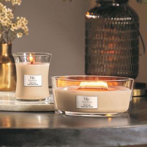 WoodWick - Ellipse - Geurkaars - Solar Ylang - Houten Lont - Brandduur 50 Uren