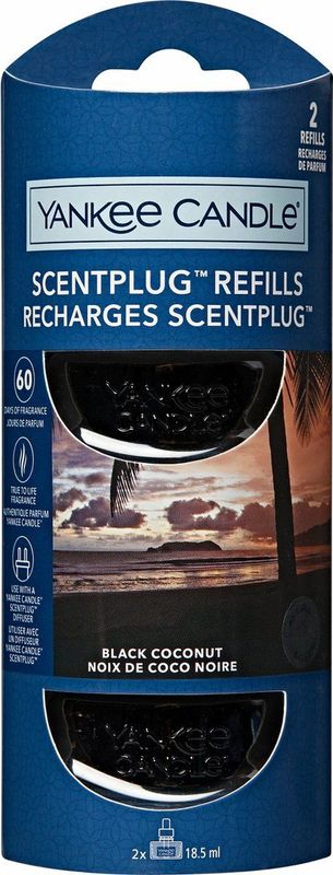 Yankee Candle Electric Scent Plug Refill Black Coconut 2 stuks