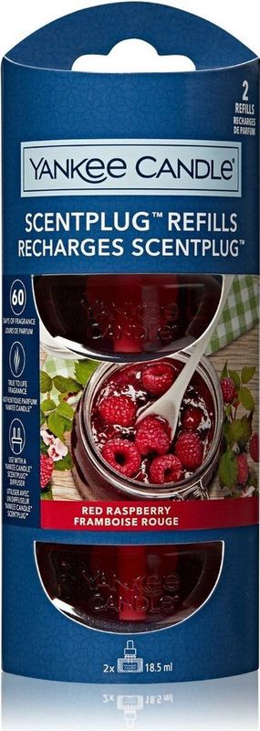 Yankee Candle - Electric Scent Plug Refill - Red Raspberry - 2 Stuks