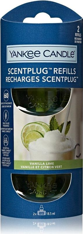 Yankee Candle - Electric Scent Plug Refill - Vanilla Lime - 2 Stuks