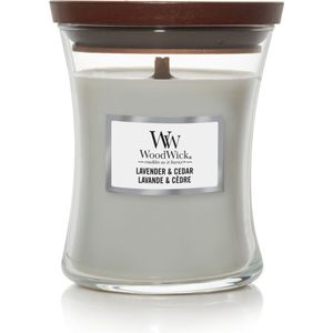 Woodwick Lavender & Cedar Medium Candle