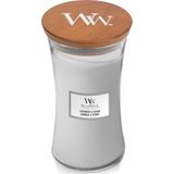 WoodWick - Large Hourglass - Geurkaars - Roze - Paraffine en Sojawas