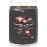 Yankee Candle - Signature Grote Kaars - Zwart - Kokosnoot - 567 g