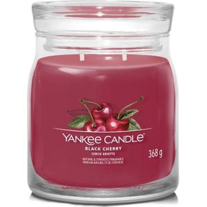 Yankee Candle Geurkaars Medium Jar Black Cherry Signature 368 gr
