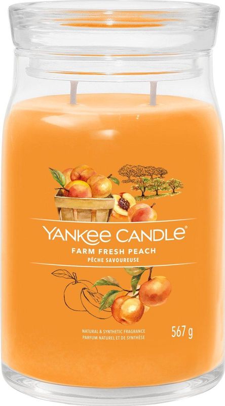 Yankee Candle - Farm Fresh Peach Signature Large Jar