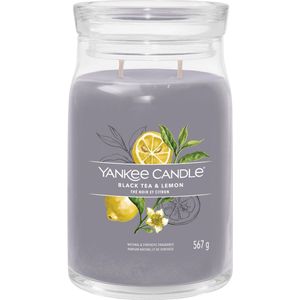 Yankee Candle - Black Tea & Lemon Signature Large Jar