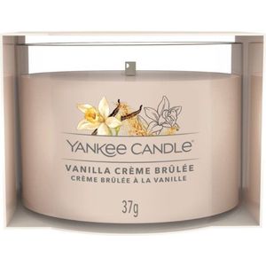 Yankee Candle - Vanilla Crème Brûlée - Votiefkaarsen - 37 g - Katoenen Lont