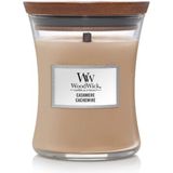 WoodWick Geurkaars Medium - Cashmere