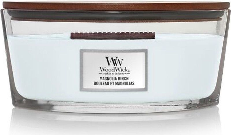 WoodWick Geurkaars Ellipse Magnolia Birch
