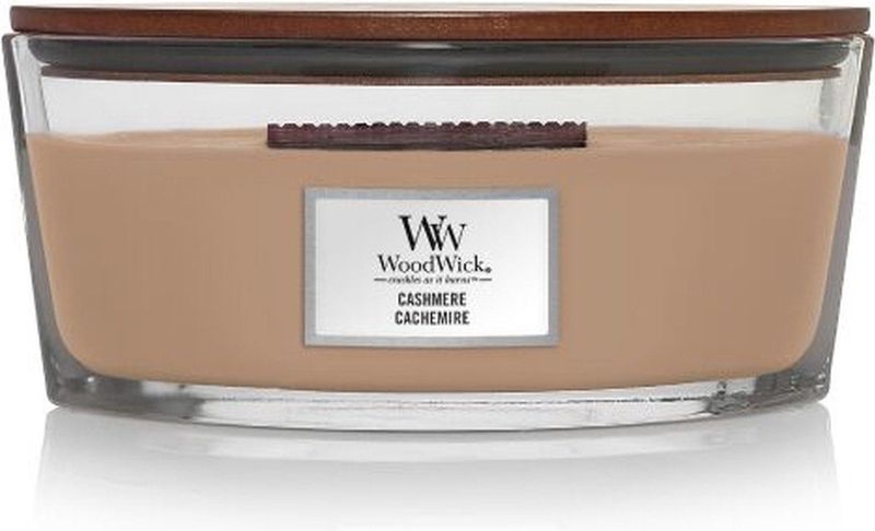 WoodWick - Ellipse - Kaars - Cashmere - Hoogwaardige Paraffine en Sojawas
