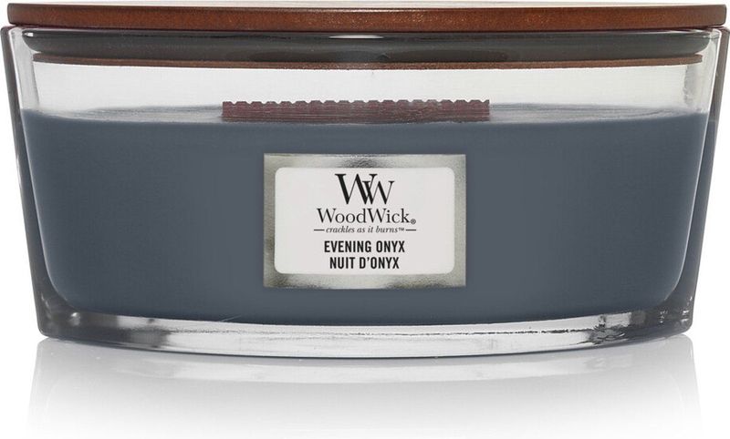 WoodWick Geurkaars Ellipse - Evening Onyx