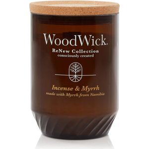 Woodwick HeartWick Flame Ellipse Mint Leaves & Oak shop je hier