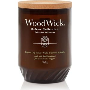 WoodWick ReNew Tomato Leaf & Basil Large Candle