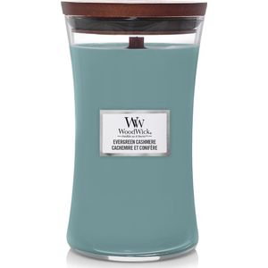 WoodWick Geurkaars Large - Evergreen Cashmere
