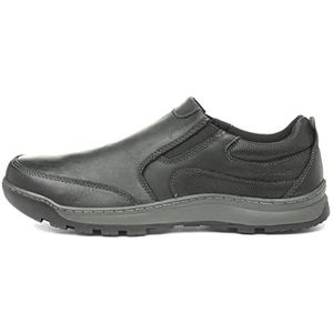 Hush Puppies Jasper Mocassins voor heren, Zwart Zwart 000, 40.5 EU