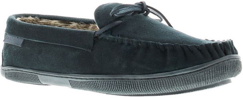 Hush Puppies - Ace - Pantoffels - Marineblauw - Imitatiebont
