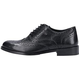 Hush Puppies Natalie Brogues voor dames, Zwart, 40 EU