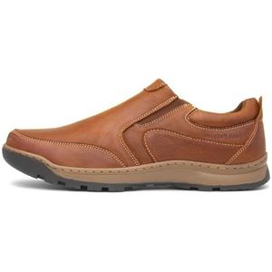 Hush Puppies Jasper Mocassins voor heren, Tan Nubuck Tan Bruin