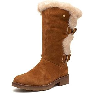 Hush Puppies Dames Megan Mid Kalf Boot, bruin, 41 EU