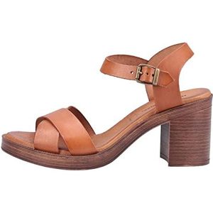 Hush Puppies - Georgia - Sandaal - Bruin - Met Hak