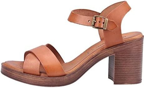 Hush Puppies - Georgia - Sandaal - Bruin - Met Hak