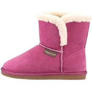Hush Puppies - Ashleigh - Pantoffels - Roze - Koeiensuède