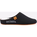 Hush Puppies - The Good Pantoffels - Zwart - Gerecycled Polyester - Natuurlijke Rubberzool