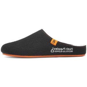Hush Puppies - The Good Pantoffels - Zwart - Gerecycled Polyester - Natuurlijke Rubberzool
