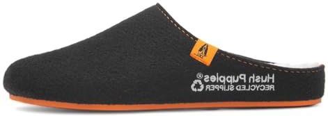 Hush Puppies - The Good Pantoffels - Zwart - Gerecycled Polyester - Natuurlijke Rubberzool