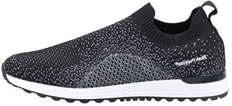 Hush Puppies - Ennis - Sneakers - Zwart - Stof - Lichtgewicht