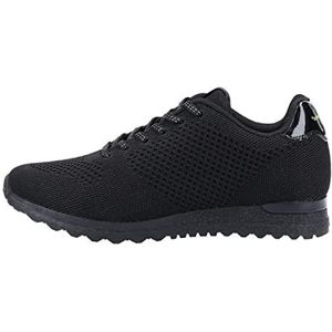 Hush Puppies Katrina Damessneakers, zwart, 37 EU, zwart.