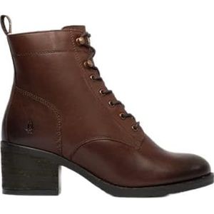 Hush Puppies - Harriet - Leren Dameslaarzen - Bruin