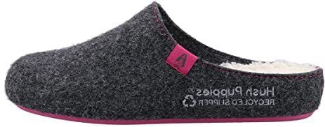 Hush Puppies - The Good - Pantoffels - Antraciet - Gerecycled Polyester