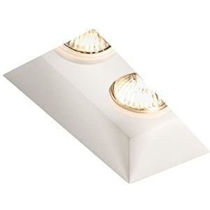 Astro Blanco Twin Vaste, Indoor Downlight - Ontworpen in Groot-Brittannië - Dimbare Overschilderbare Gips LED GU10 - Compatibel met Slimme Lamp - 1253