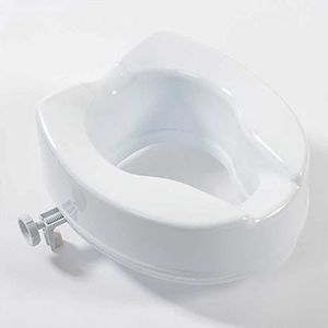 NRS Healthcare 6"" (150mm) Linton Verhoogde Toiletbril, Wit