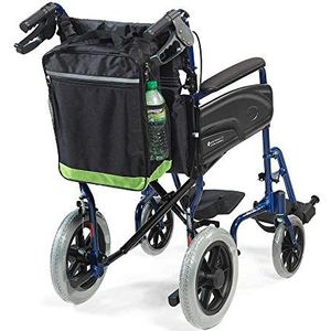 NRS Healthcare Reflecterende rolstoel scooter tas, zwart en groen
