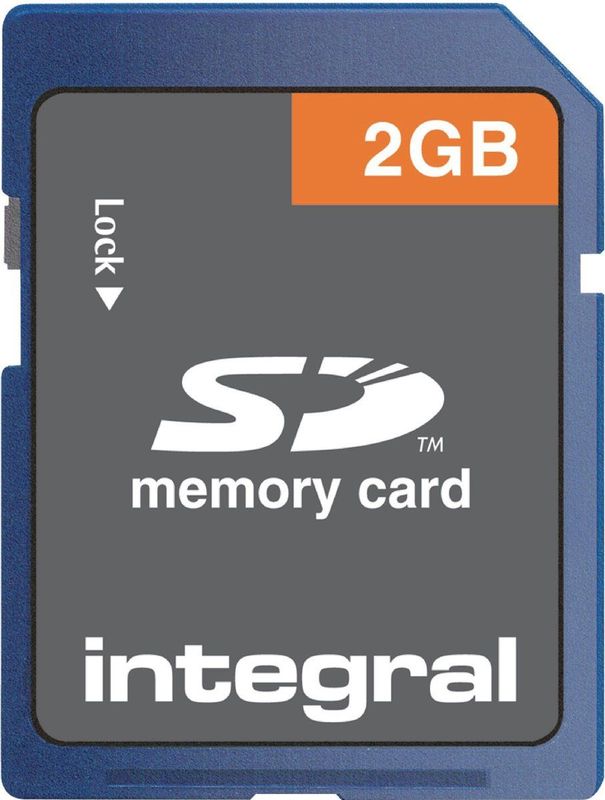 Integral - SD Geheugenkaart - 2GB - Standaard Secure Digital Kaart