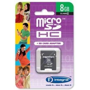 Integral - micro-SDHC - Geheugenkaart - 8 GB - Hoogwaardige Prestaties